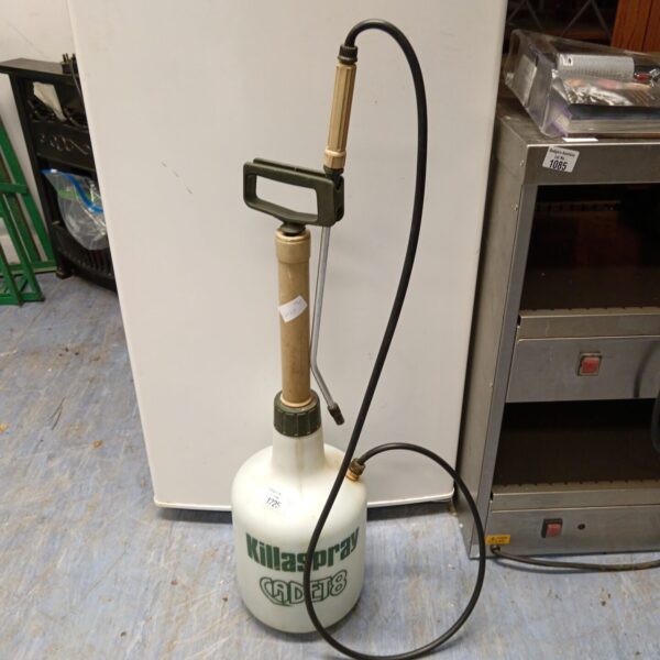 Vintage Killer Cadet 8 garden sprayer in found condition.
