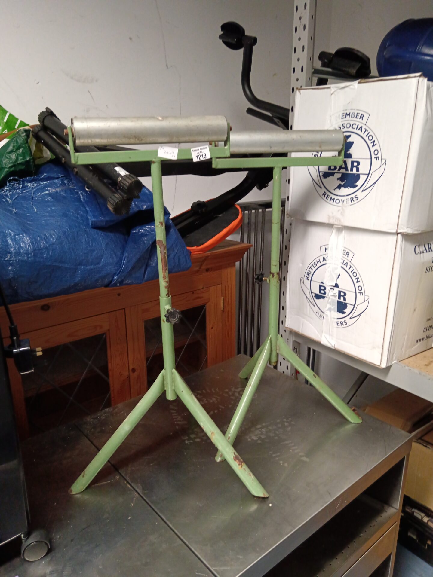 1213 Pair of heavy duty workman’s rollers