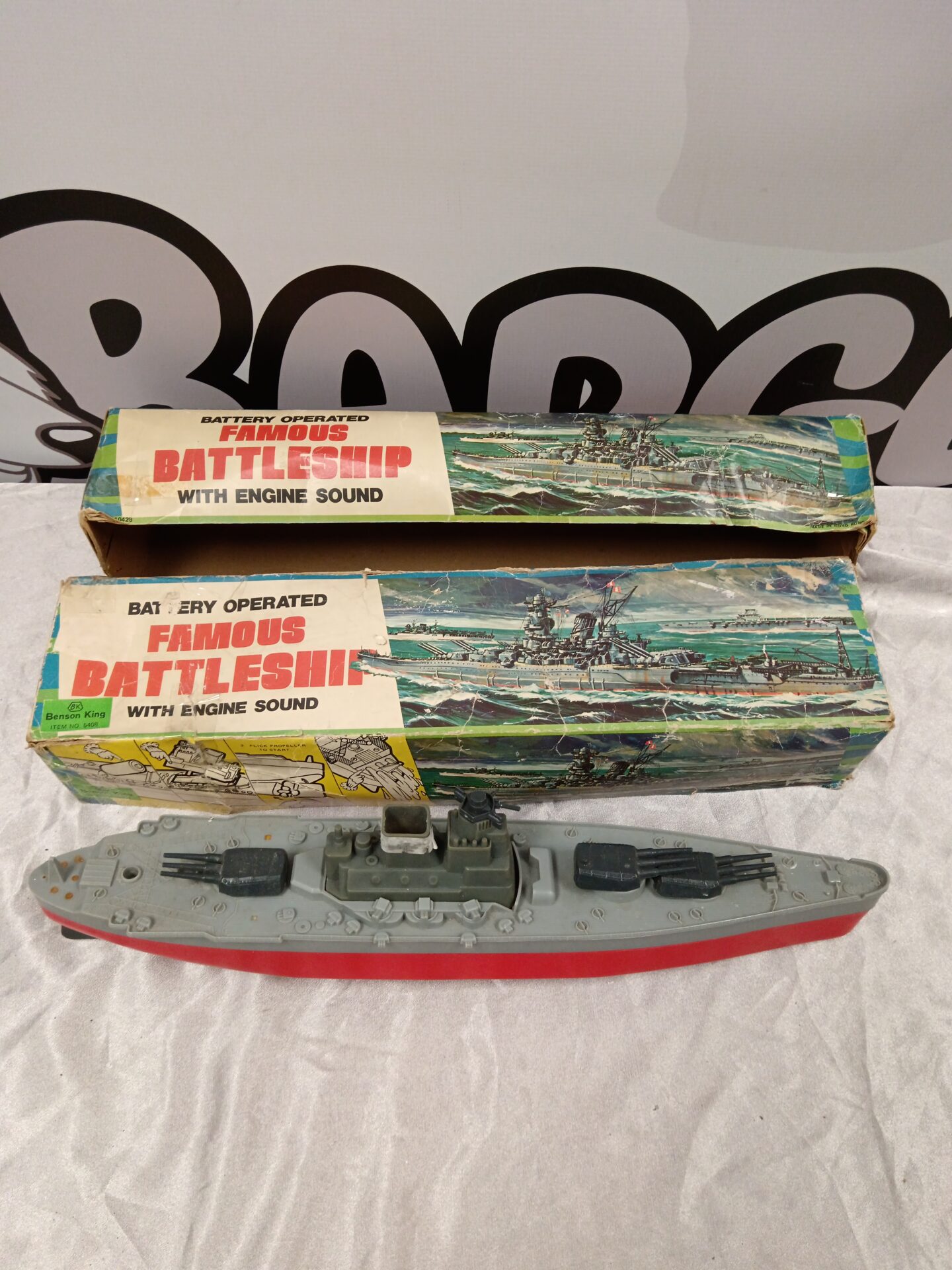 771 Battery operated famous battle ship with sound boxed