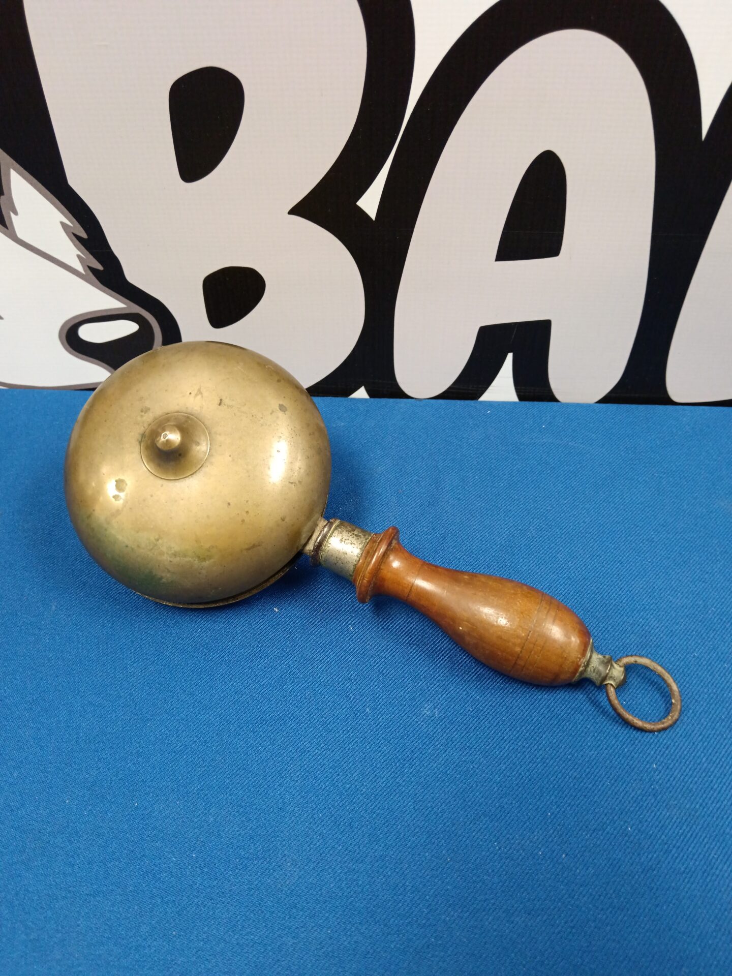 051 Vintage brass hand bell
