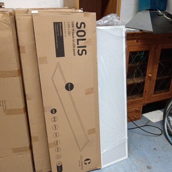 12x Solis ugr 19 backlit led panel light