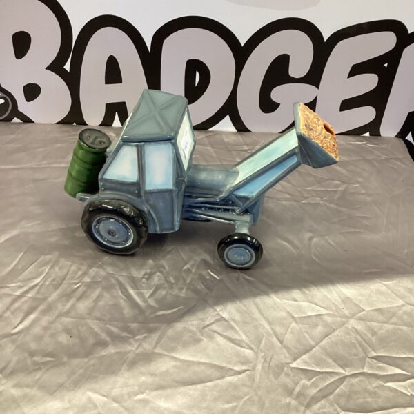 County Pottery Fergie Tractor Teapot, a vintage farm collectable.