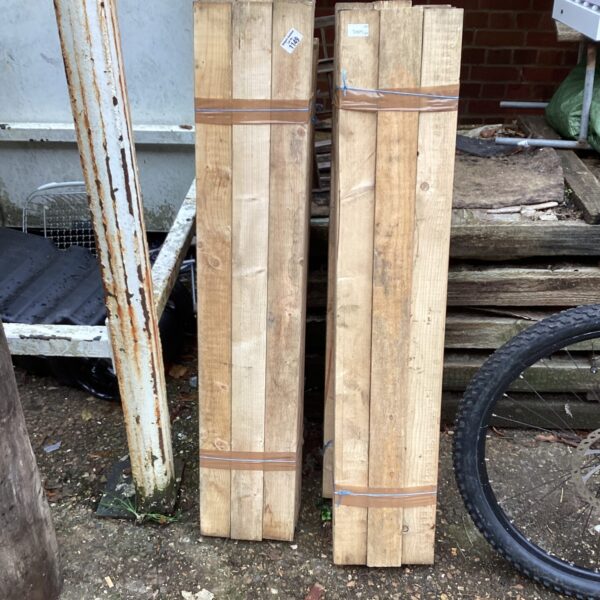 Bundle of timber offcuts for DIY projects and construction.