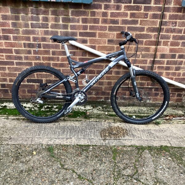 Vintage Specialized XC M4 mountain bike in used condition.