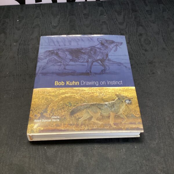 Bob Kuhn "Drawing on Instinct" book cover featuring a horse illustration.