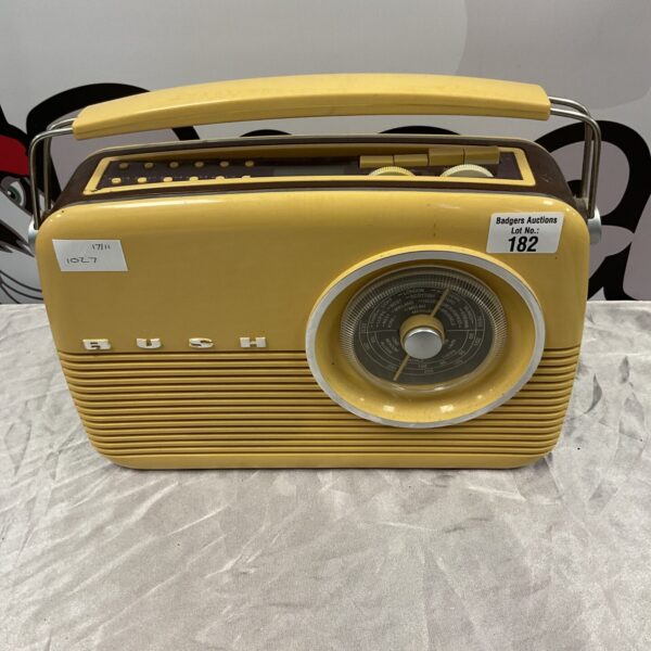 Vintage Bush retro portable radio in good condition.
