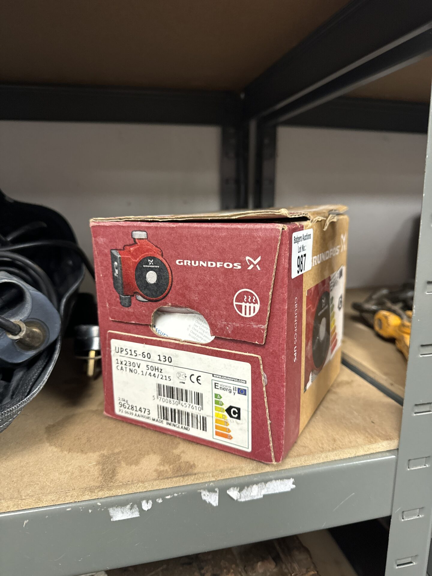 987 Grundfos ups15-60 130 shower pump