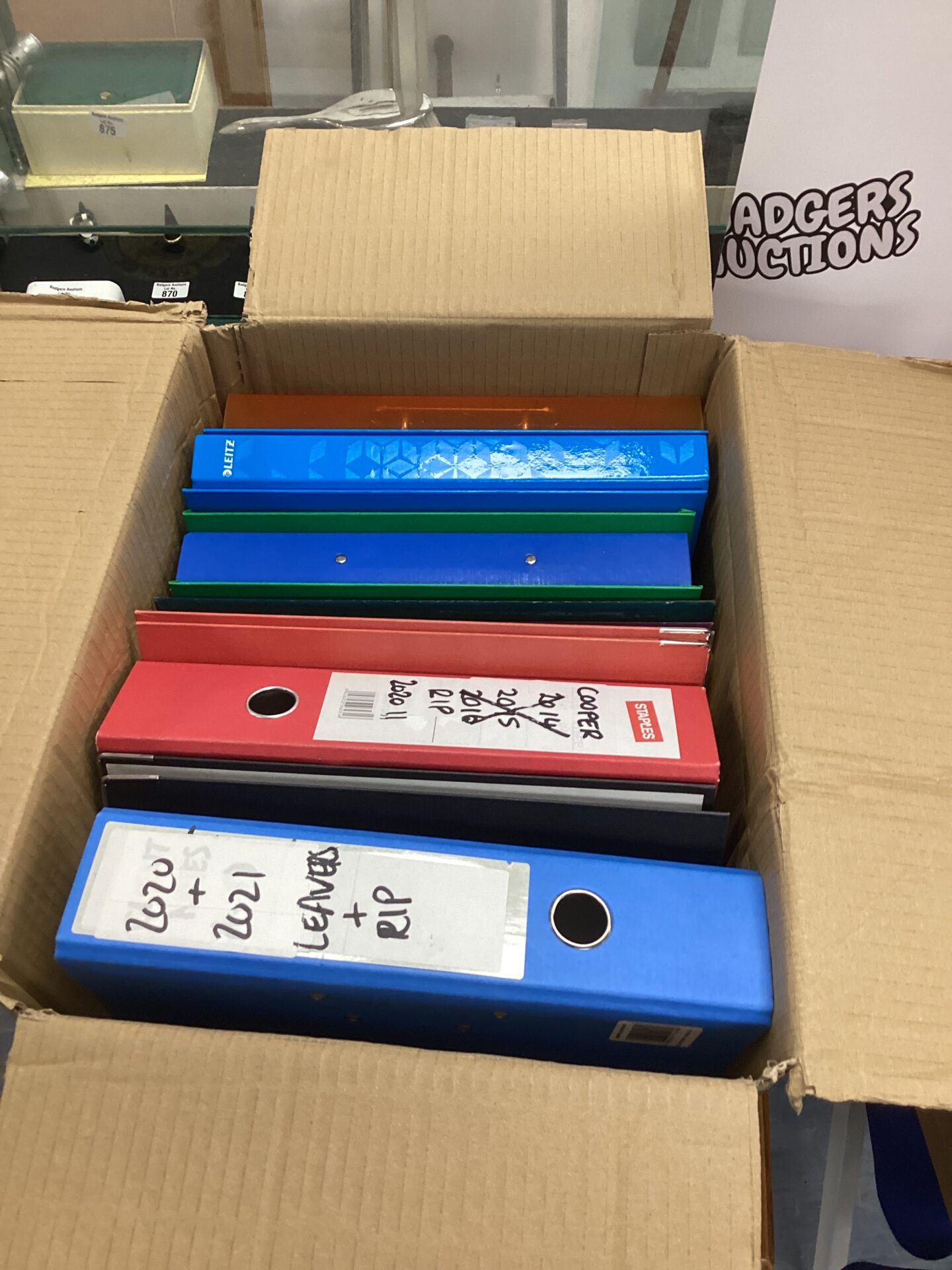 534 Box of A4 Files