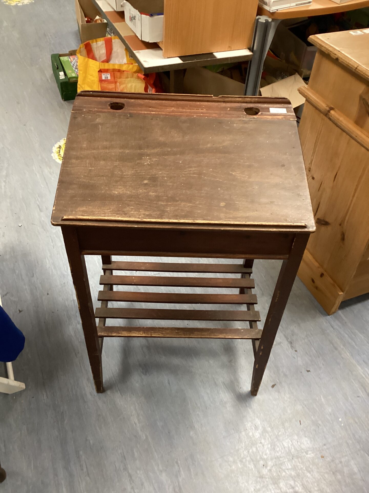 652 Vintage school Desk