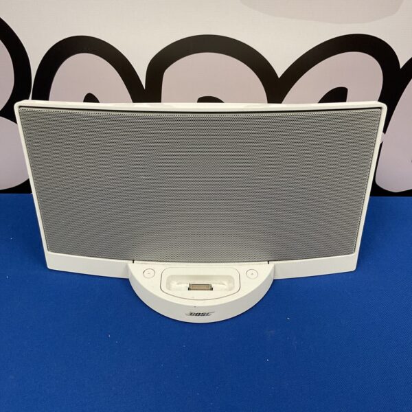 Vintage Bose iPod Dock SoundDock portable speaker system.