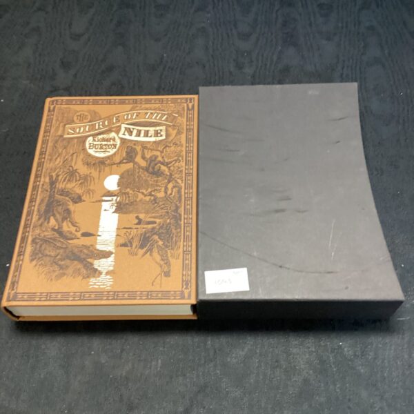 Folio Society edition cover of *The Source of the Nile* by Henry Morton Stanley.