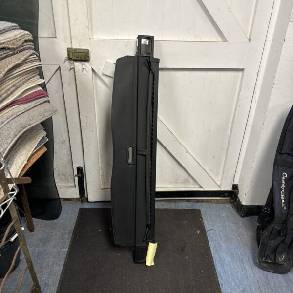 Dark grey BMW 3 Series boot luggage cover for car interior.