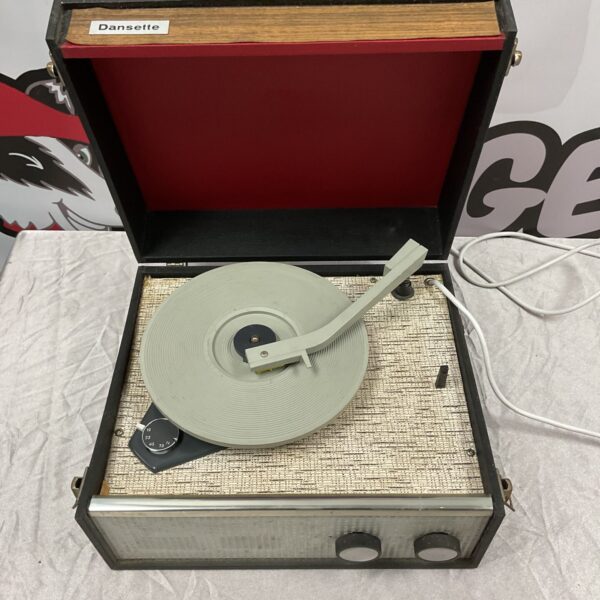 Vintage Dansette Bermuda record player in good condition.
