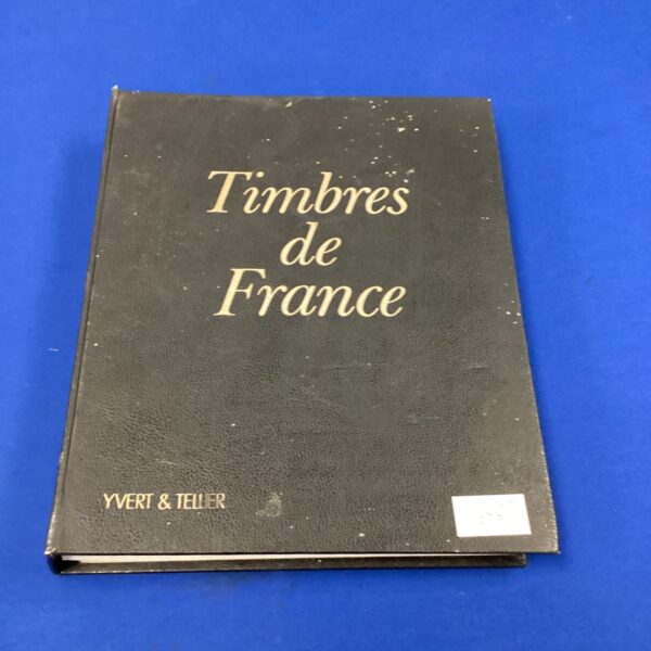 Vintage Yvert & Tellier *Timbres de France* stamp catalogue.