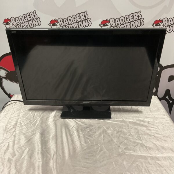 Sharp Aquos 24 inch flatscreen television in untested condition.