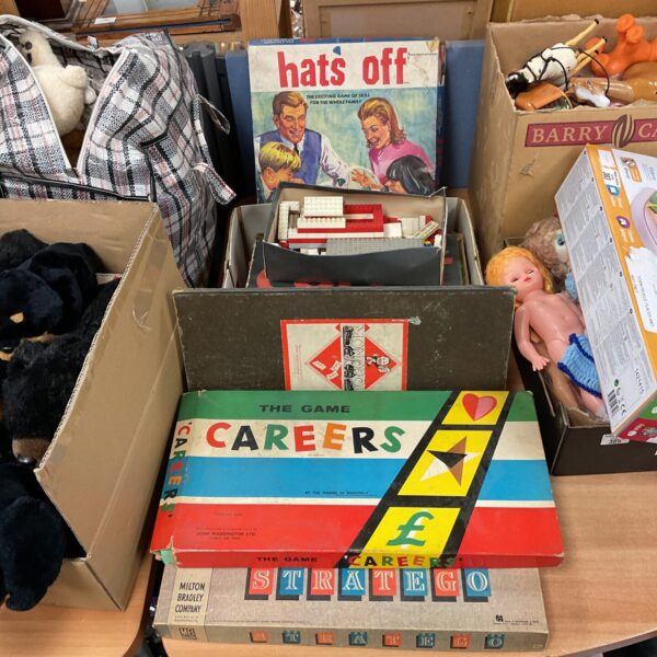 Vintage board games and Lego bundle for collectors and family fun.