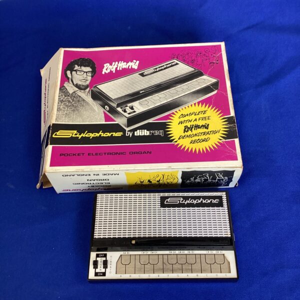 Vintage Rolf Harris Stylophone electronic keyboard instrument.
