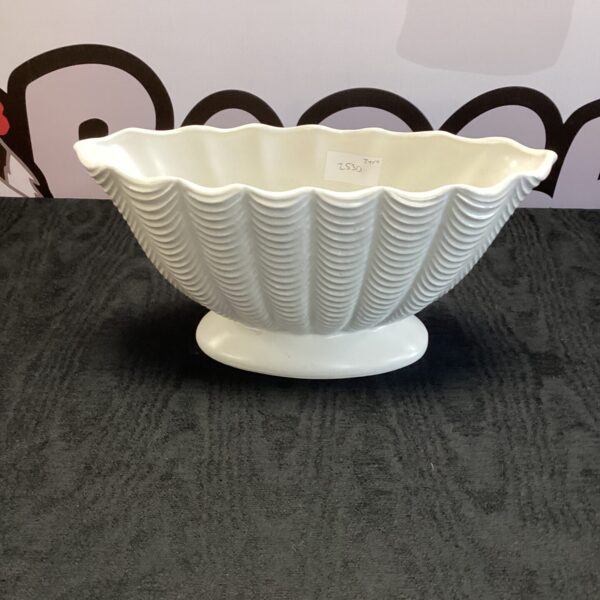 Vintage Dartmouth Pottery Wave Vase with unique wave pattern.