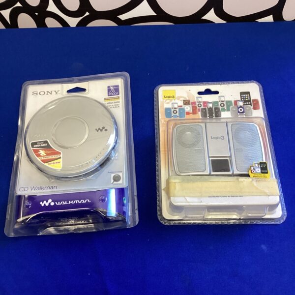 Sealed vintage Sony WM-22 Walkman with i-station dock.