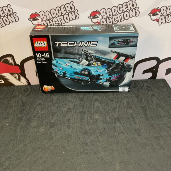 Lego Technic 42050 drag racer building set in box