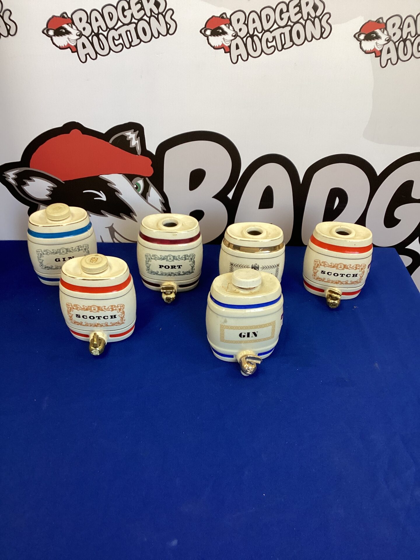 249 Set of mini Spirit Barrels