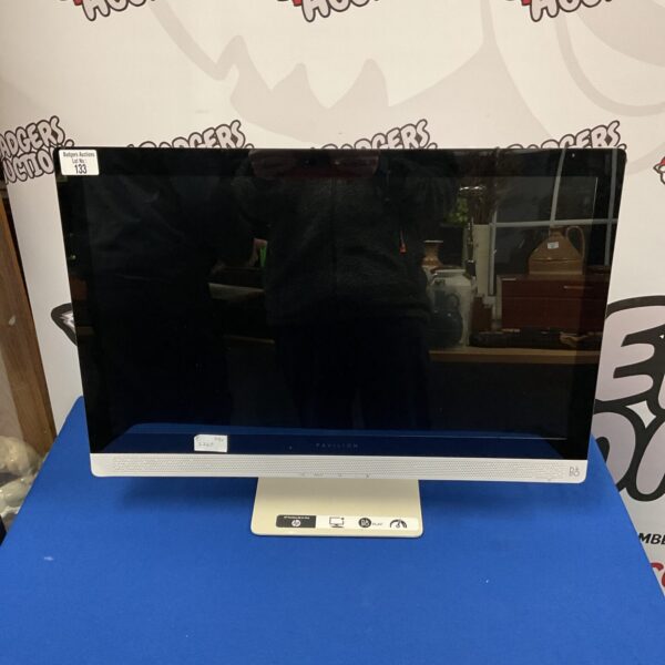 HP Pavilion all-in-one PC with 24 inch screen, untested condition.