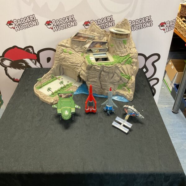 Vintage Thunderbirds Tracy Island playset, a classic 1960s toy.