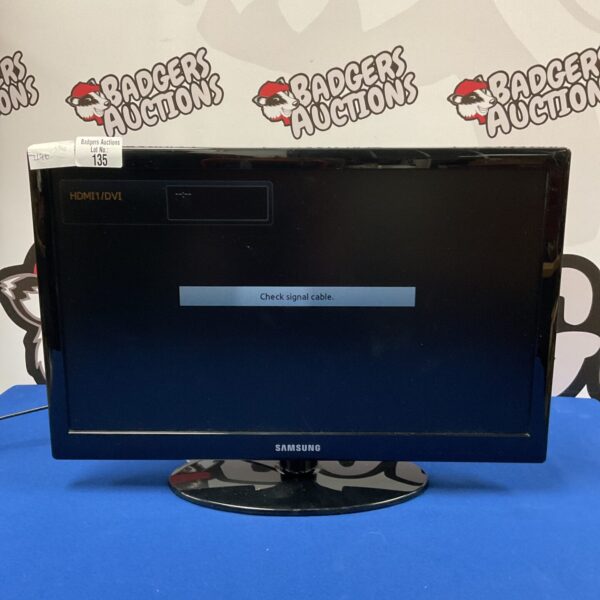 Samsung 19 inch flatscreen television for auction, compact LCD TV.