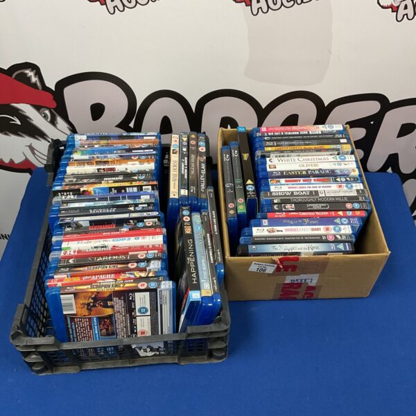 Blu-ray DVD lot with Batman and Back to the Future movies.