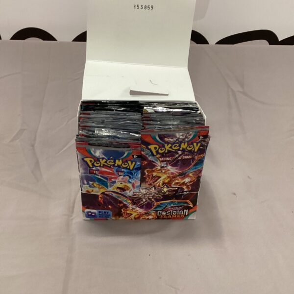 Opened lot of Pokemon Trading Cards for collectors and fans.