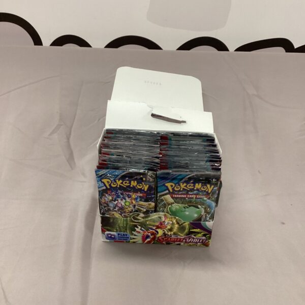 Opened Pokemon Trading Card packs for collectors and enthusiasts.