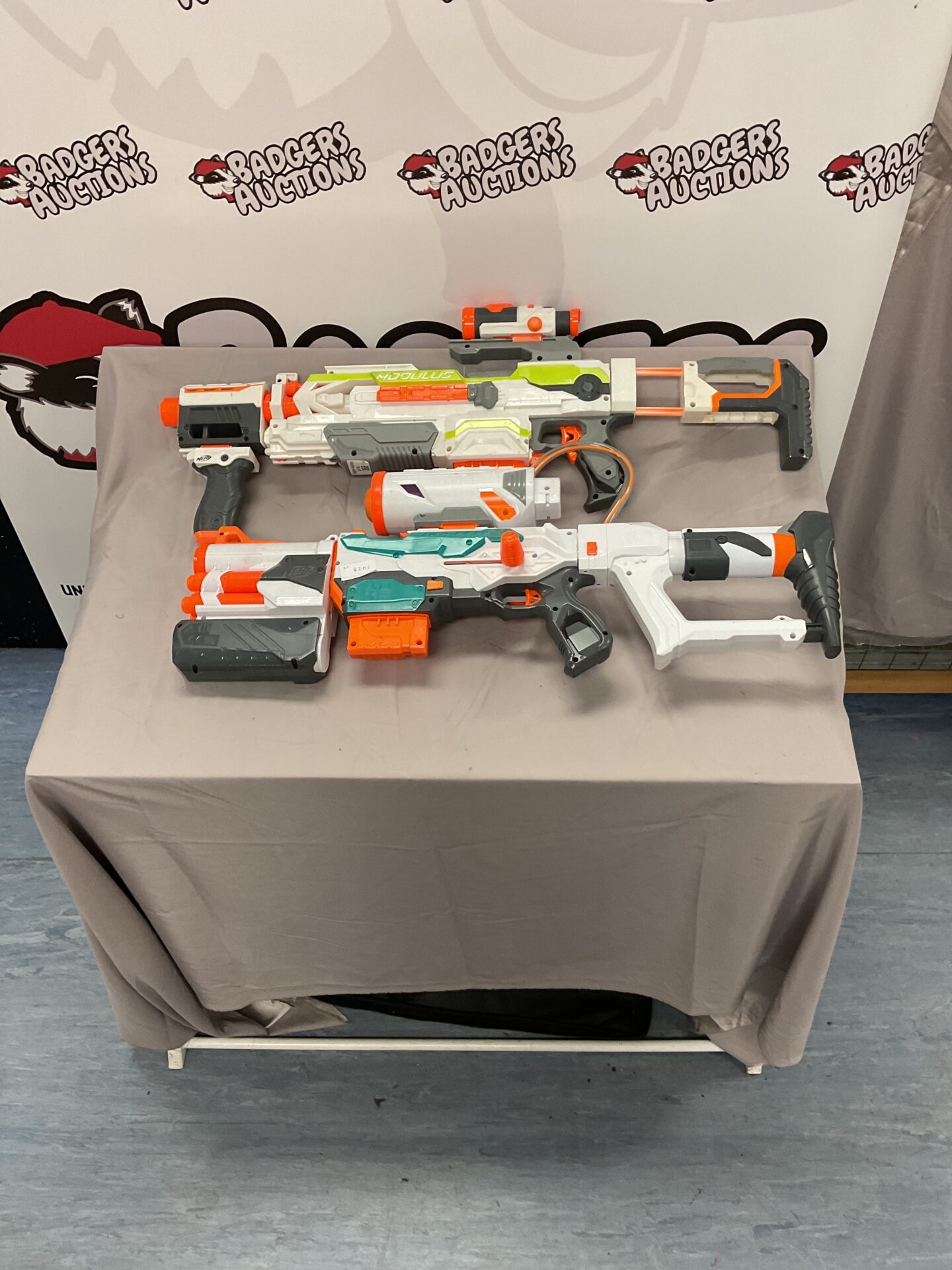 368 Two nerf guns inc tri-strike and modules editions