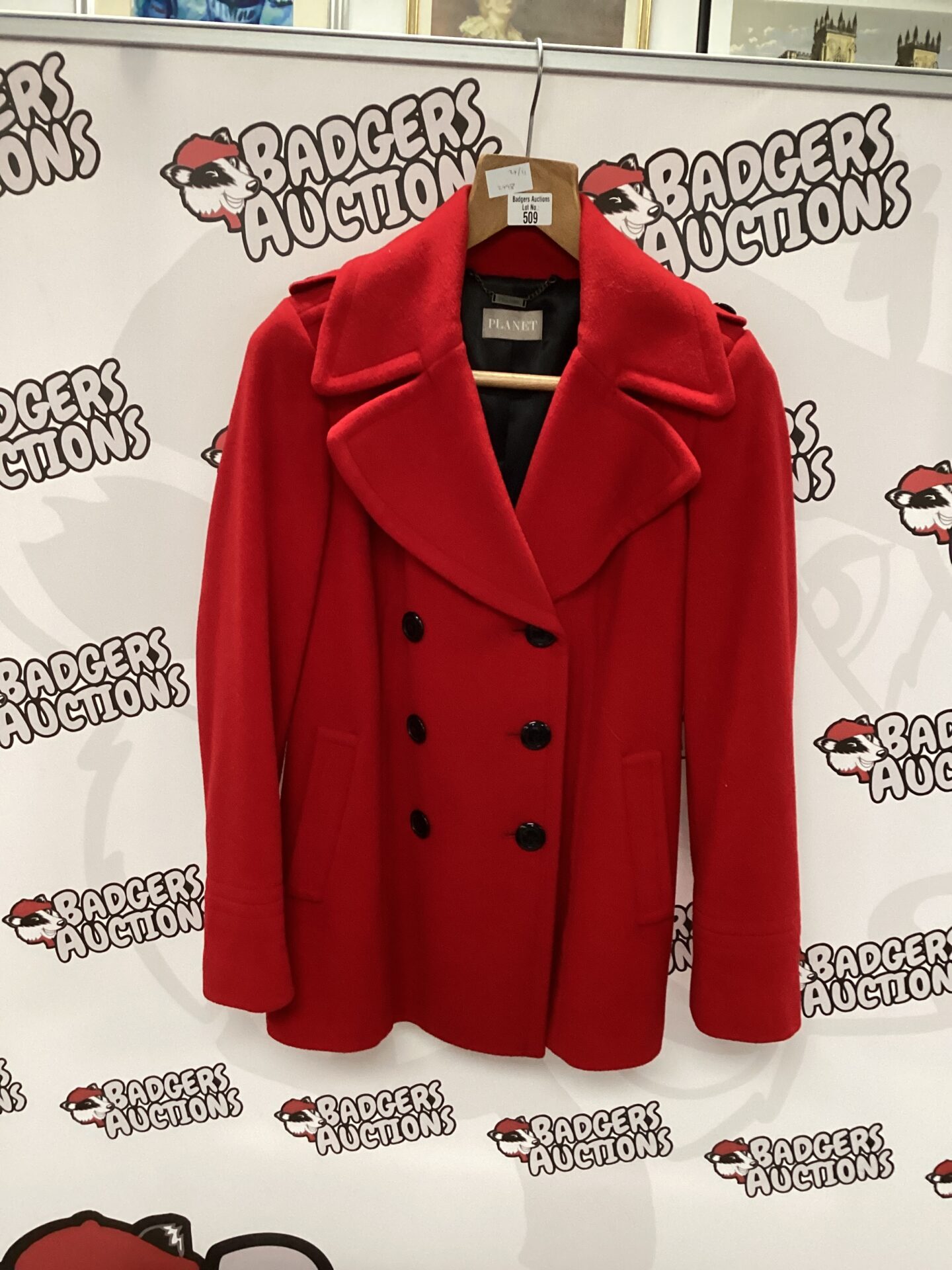 509 Red Planet size 10 Ladies Coat