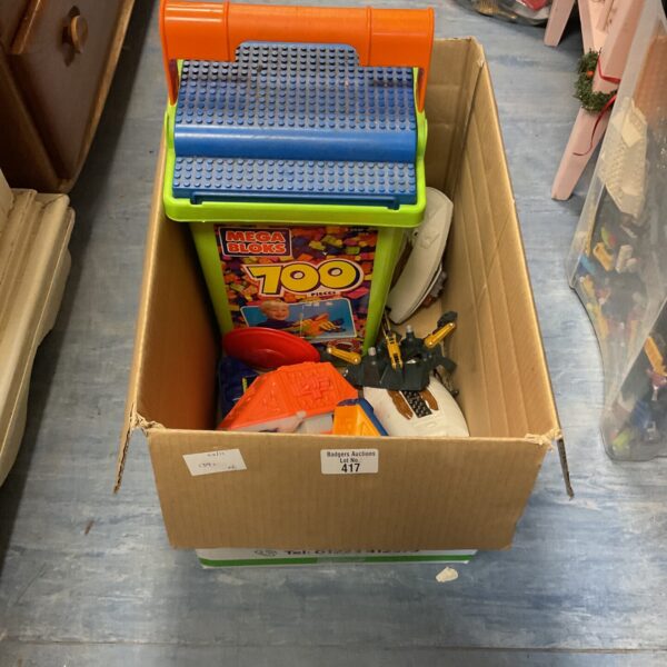 Mixed lot of Mega Bloks building blocks for creative play.