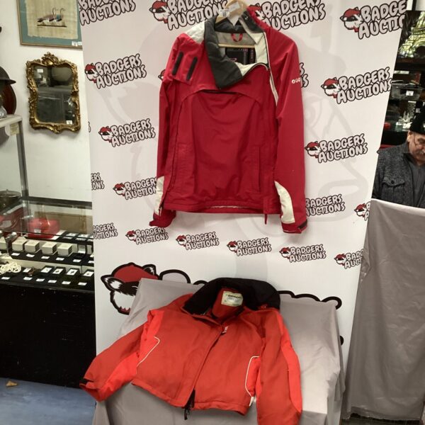 Vintage racing jackets, ABT Quicksilver and Ziener, motorsport clothing.