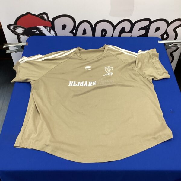 New Go Up size L t-shirt with graphic design.