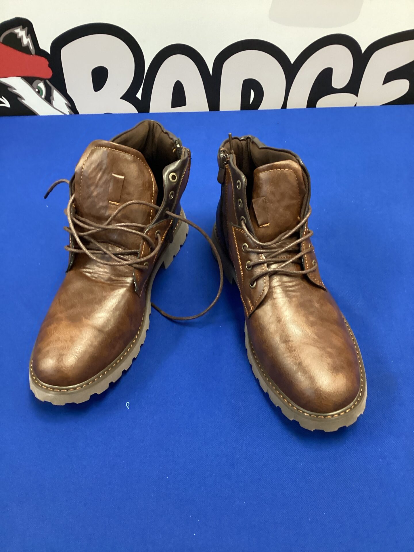 627 New Pair of leather boots size 45