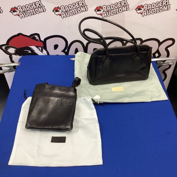Pair of genuine Radley London leather handbags in good condition.