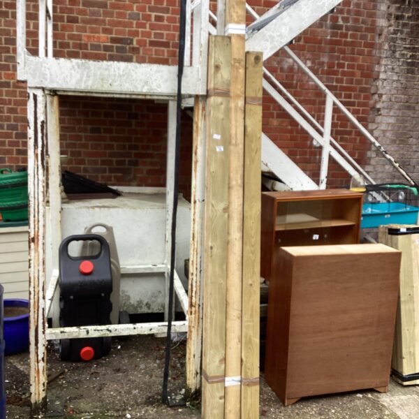 Garden and DIY timber lengths for construction projects.