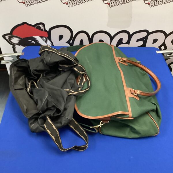 Vintage Caravel and Rebels canvas bag set for collectors.