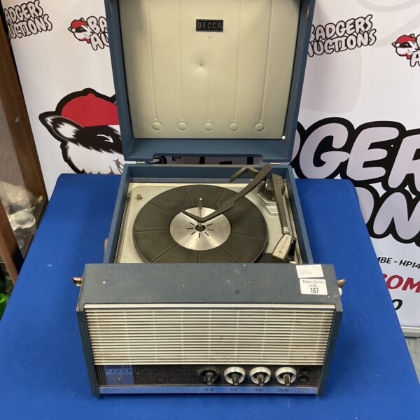 Vintage Decca 205 record player in good condition.