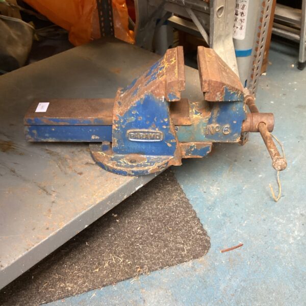Vintage Record No6 Vice, heavy duty bench clamp