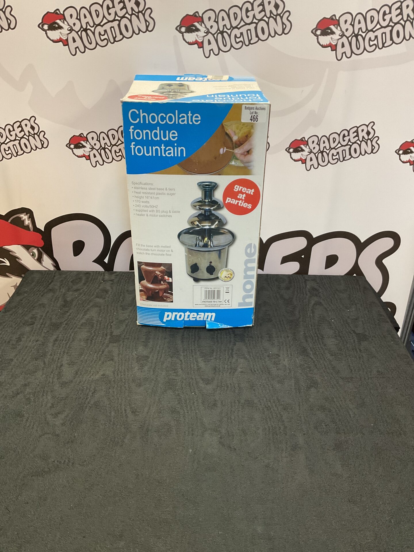 430 Proteam chocolate fondue fountain
