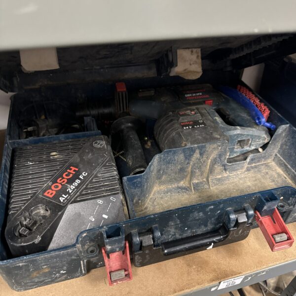 Bosch GSB 18V SDS drill in carry case, cordless power tool.