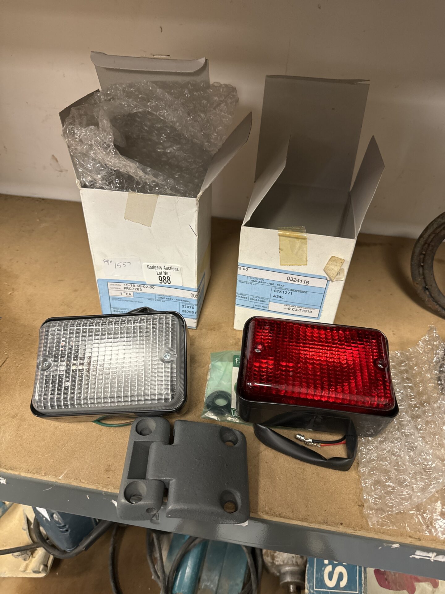 988 landrover defender reversing light and fog light and door hinge