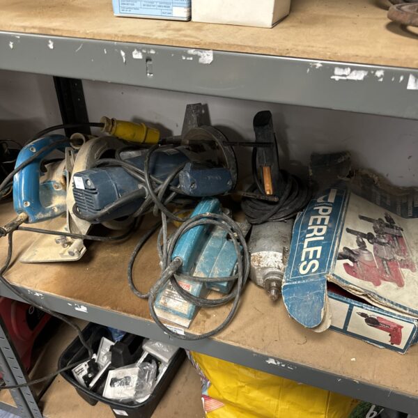 Selection of untested power tools
