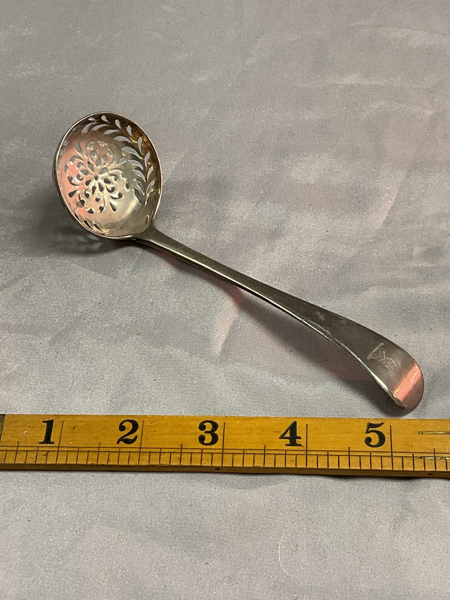 892 Georgian silver sugar sifter spoon 41g