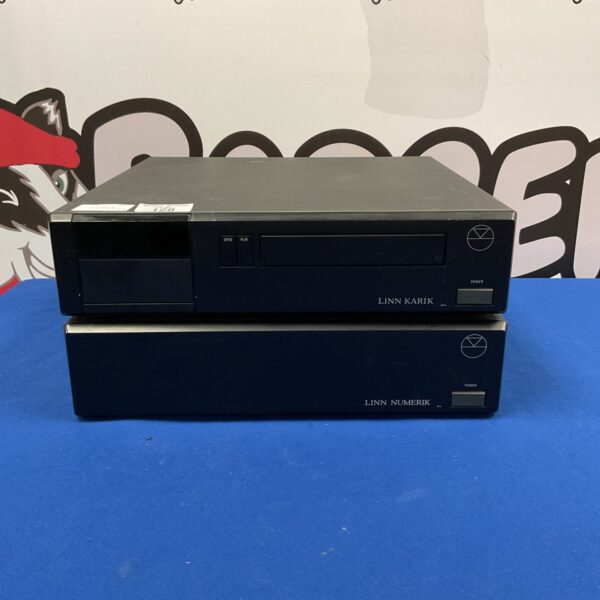 Vintage Linn Karik CD player and Numerik amplifier system.