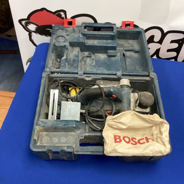 Vintage Bosch 110v electric planer in its original carrying case.