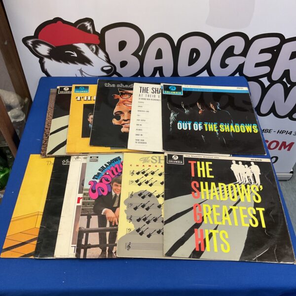 Front cover of a vintage The Shadows vinyl record LP.